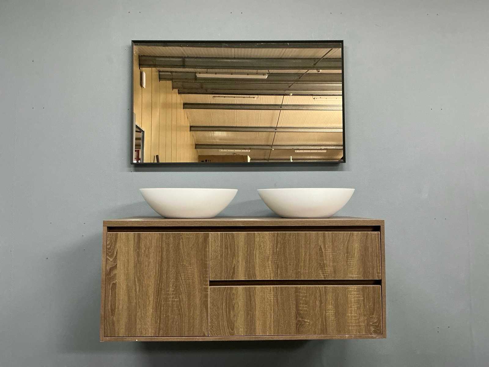 Houtlook badmeubelset XL