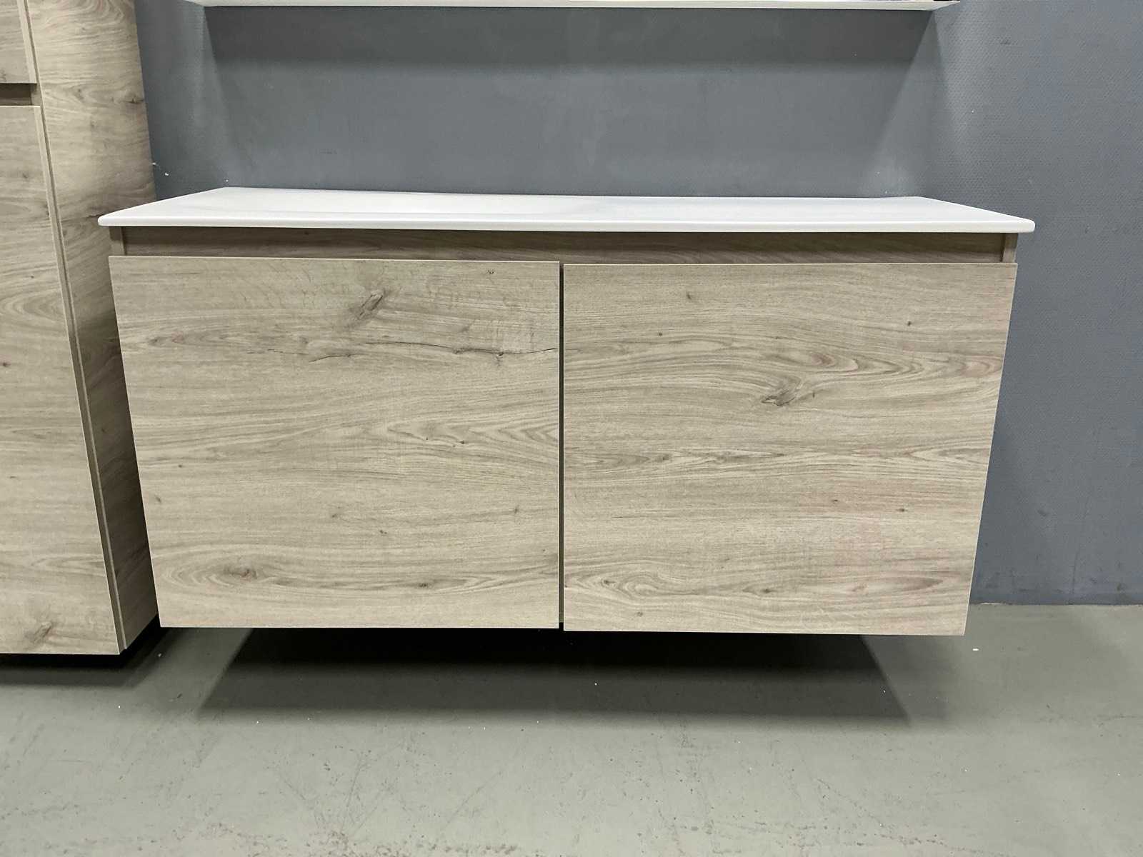 Greige Oak badmeubelset
