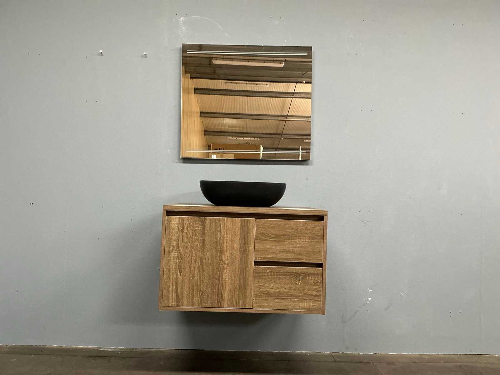 Houtlook badmeubelset M