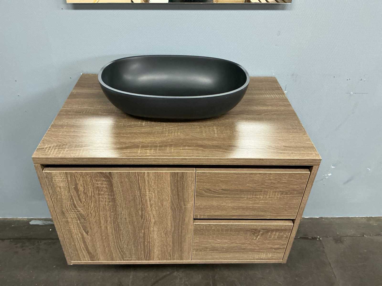 Houtlook badmeubelset M