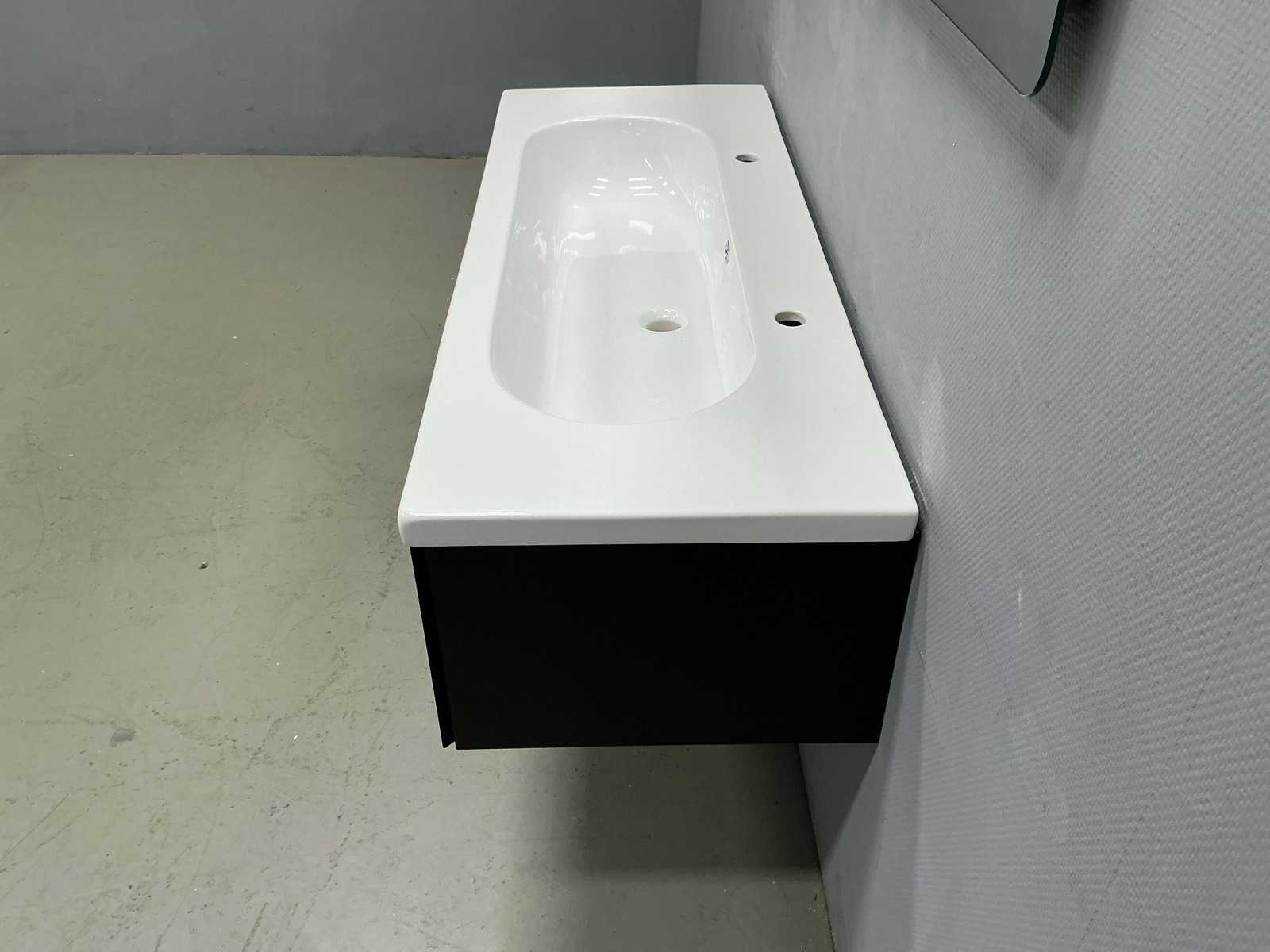 Badmeubelset mat zwart