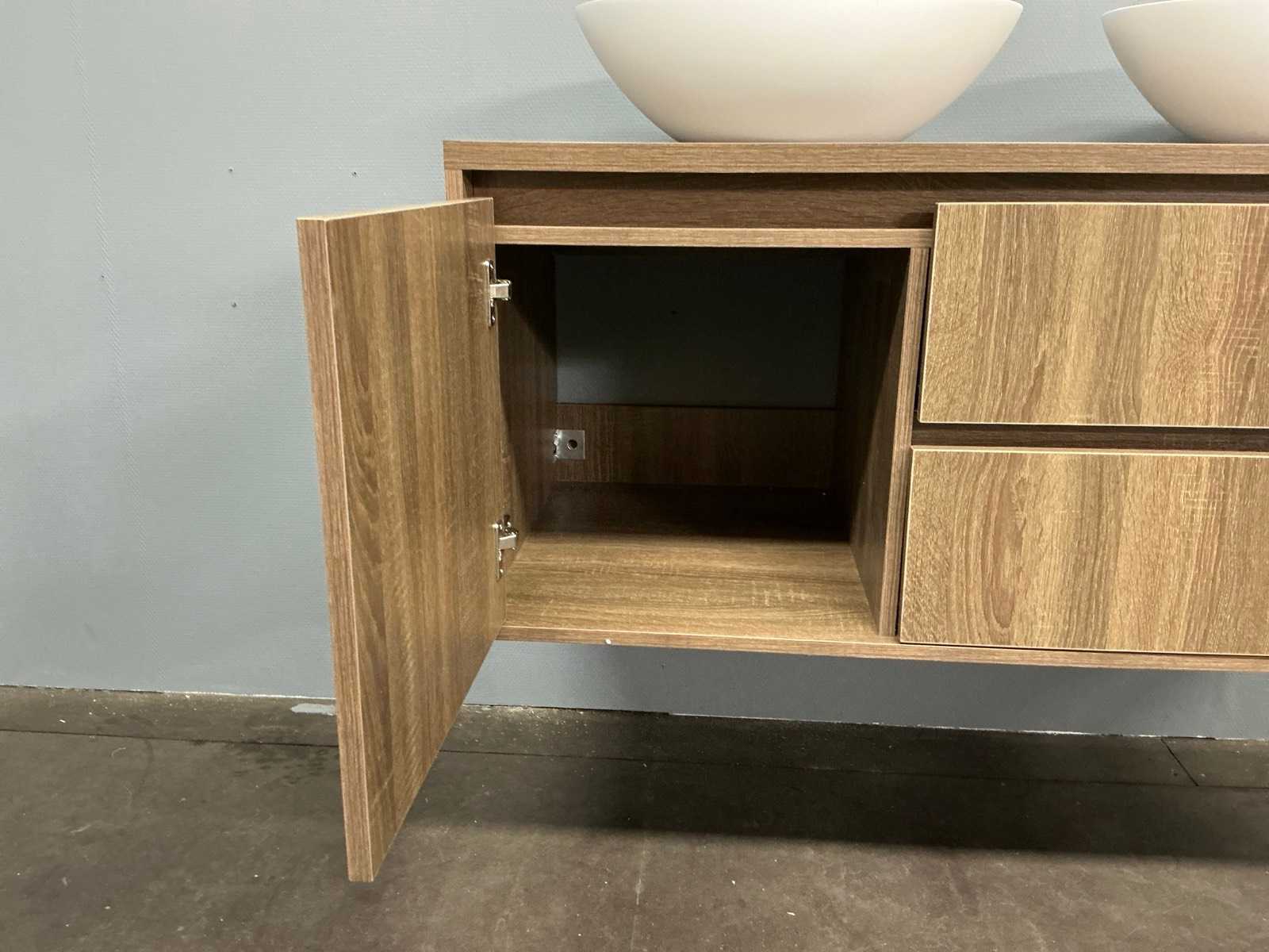 Houtlook badmeubelset XL