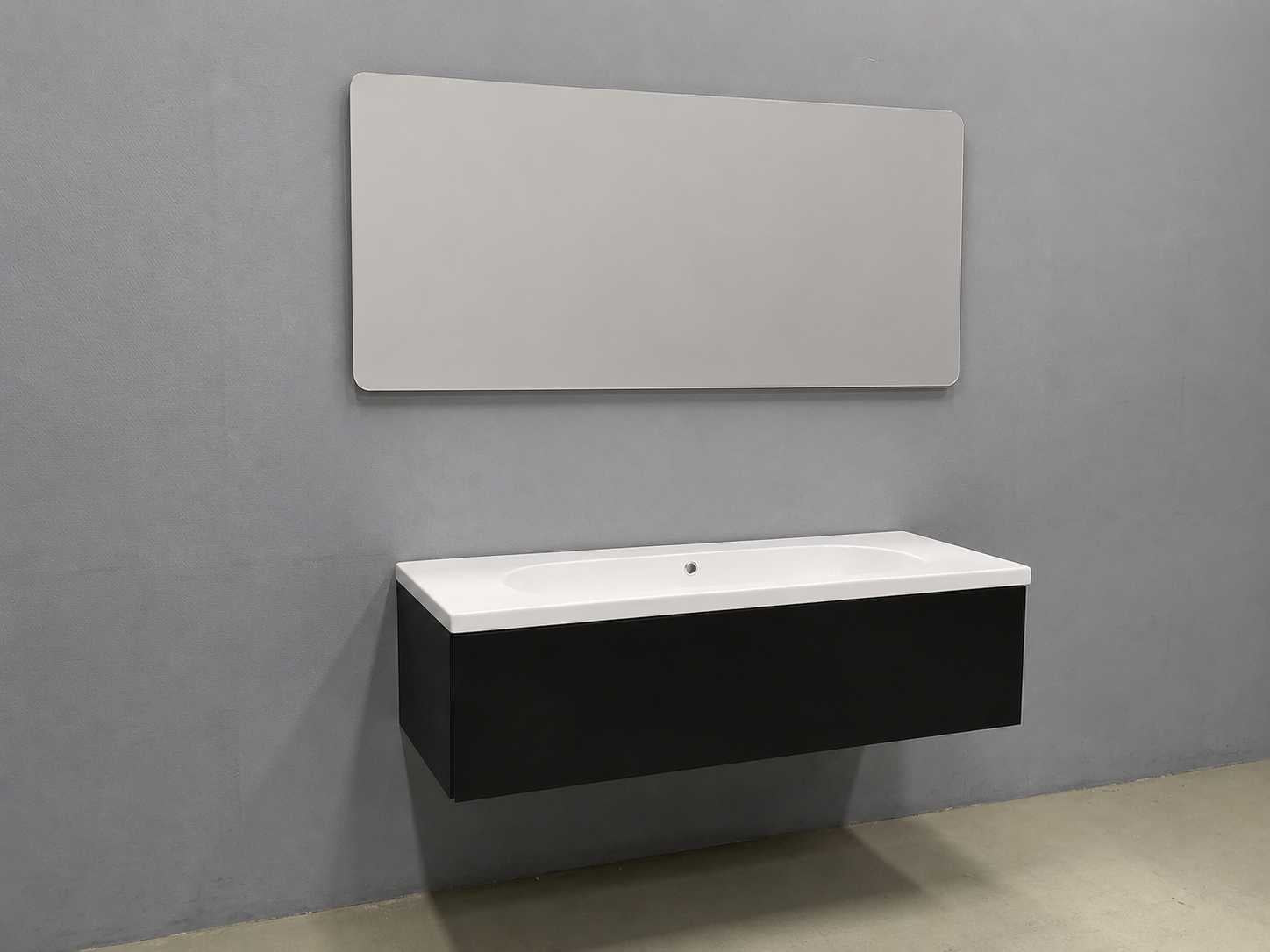 Badmeubelset mat zwart