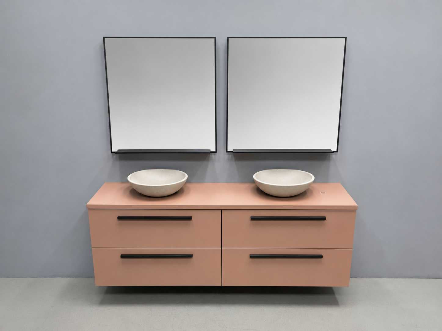 Terracotta badmeubelset