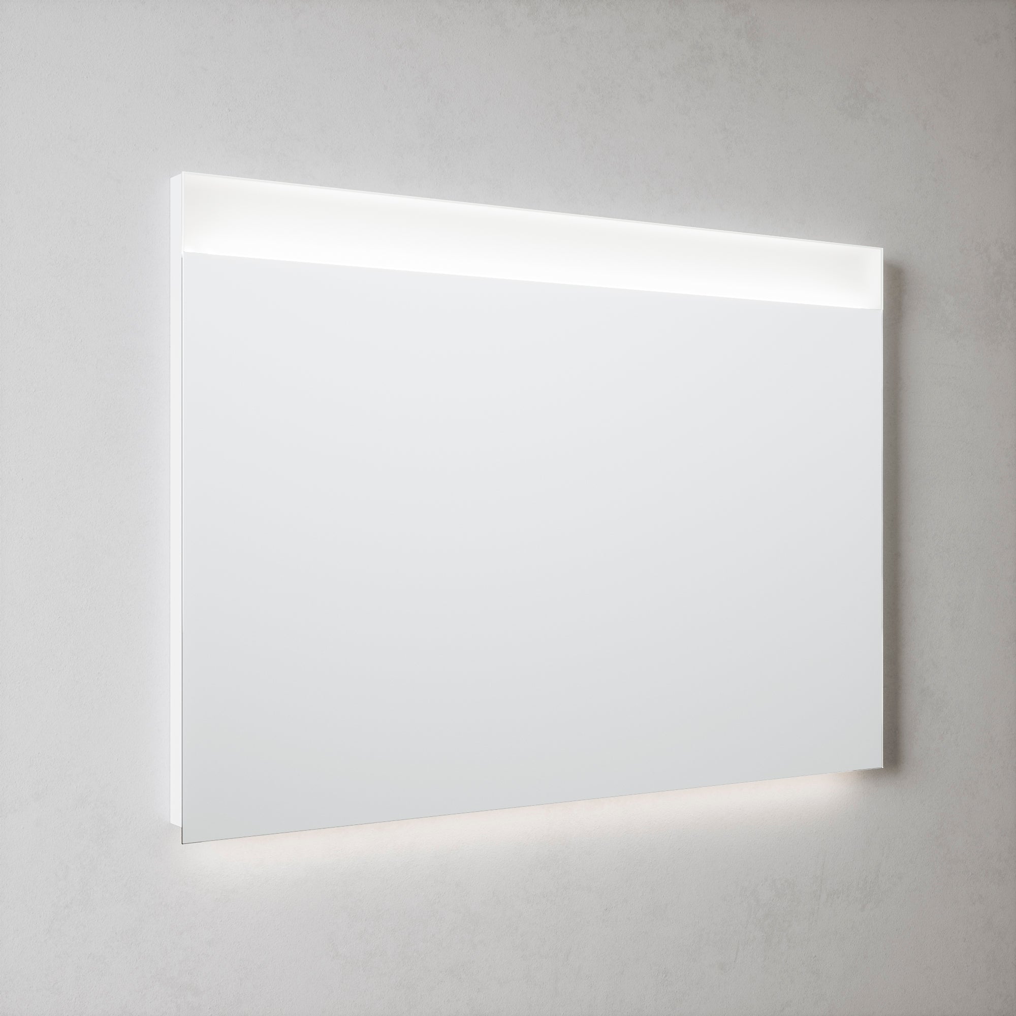 Spiegel met bovenverlichting