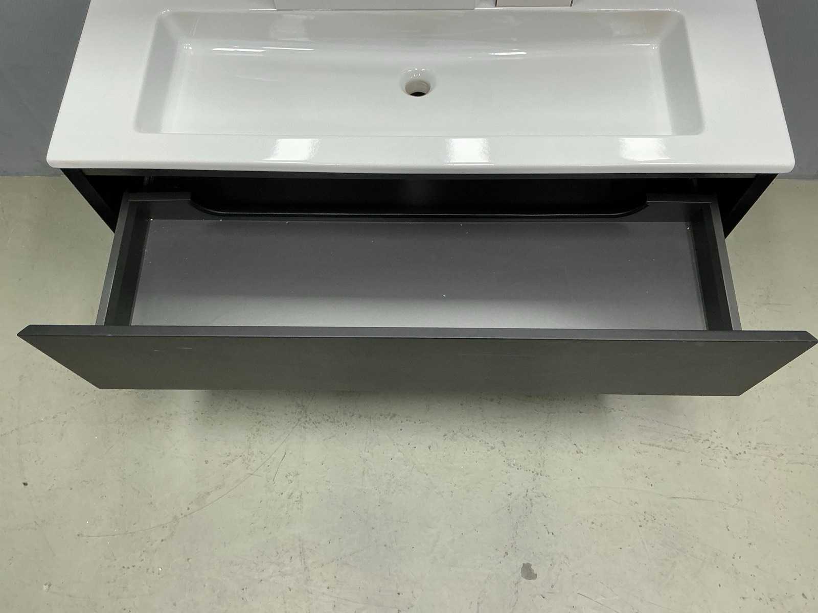 Badmeubelset mat zwart