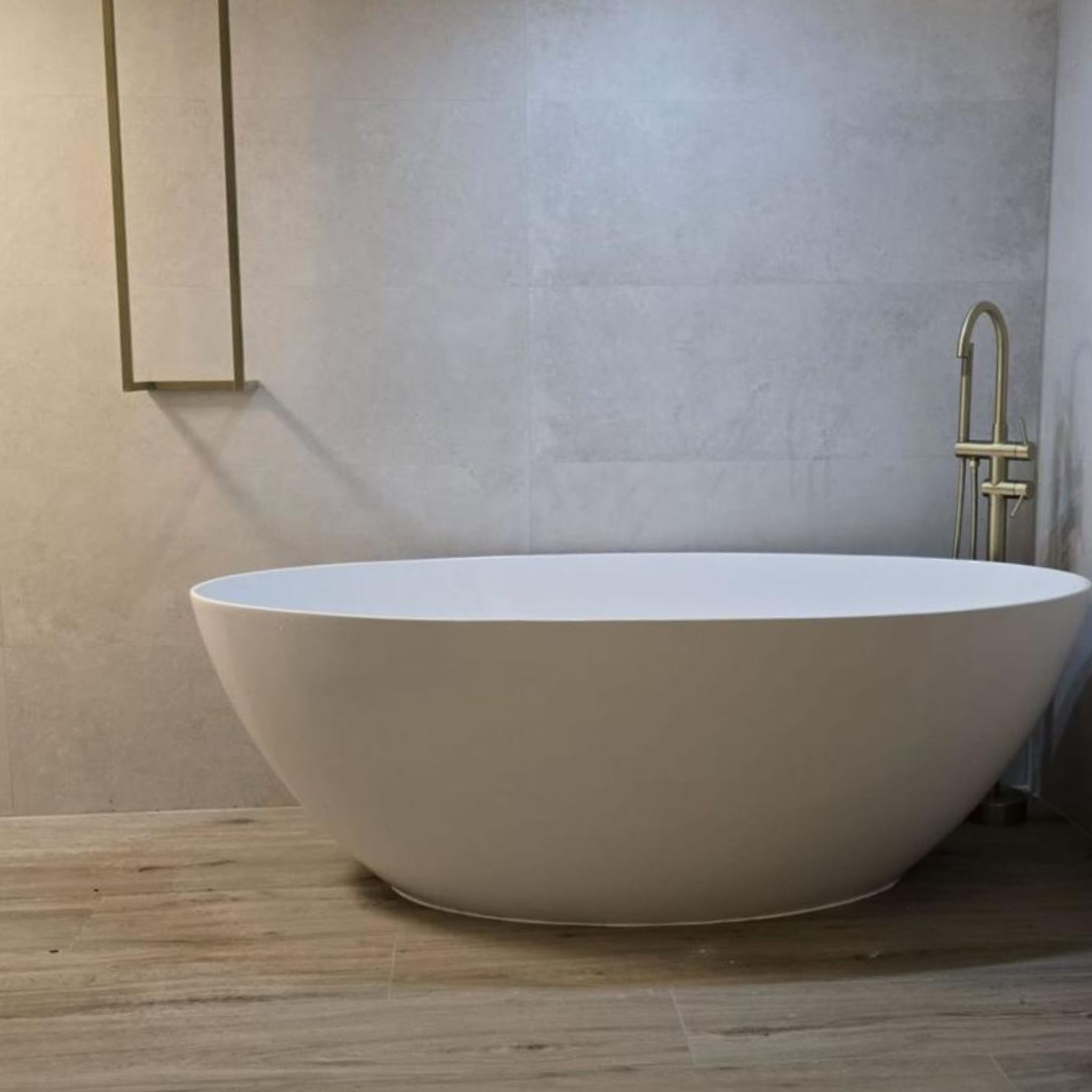 Vrijstaand bad Mantova wit