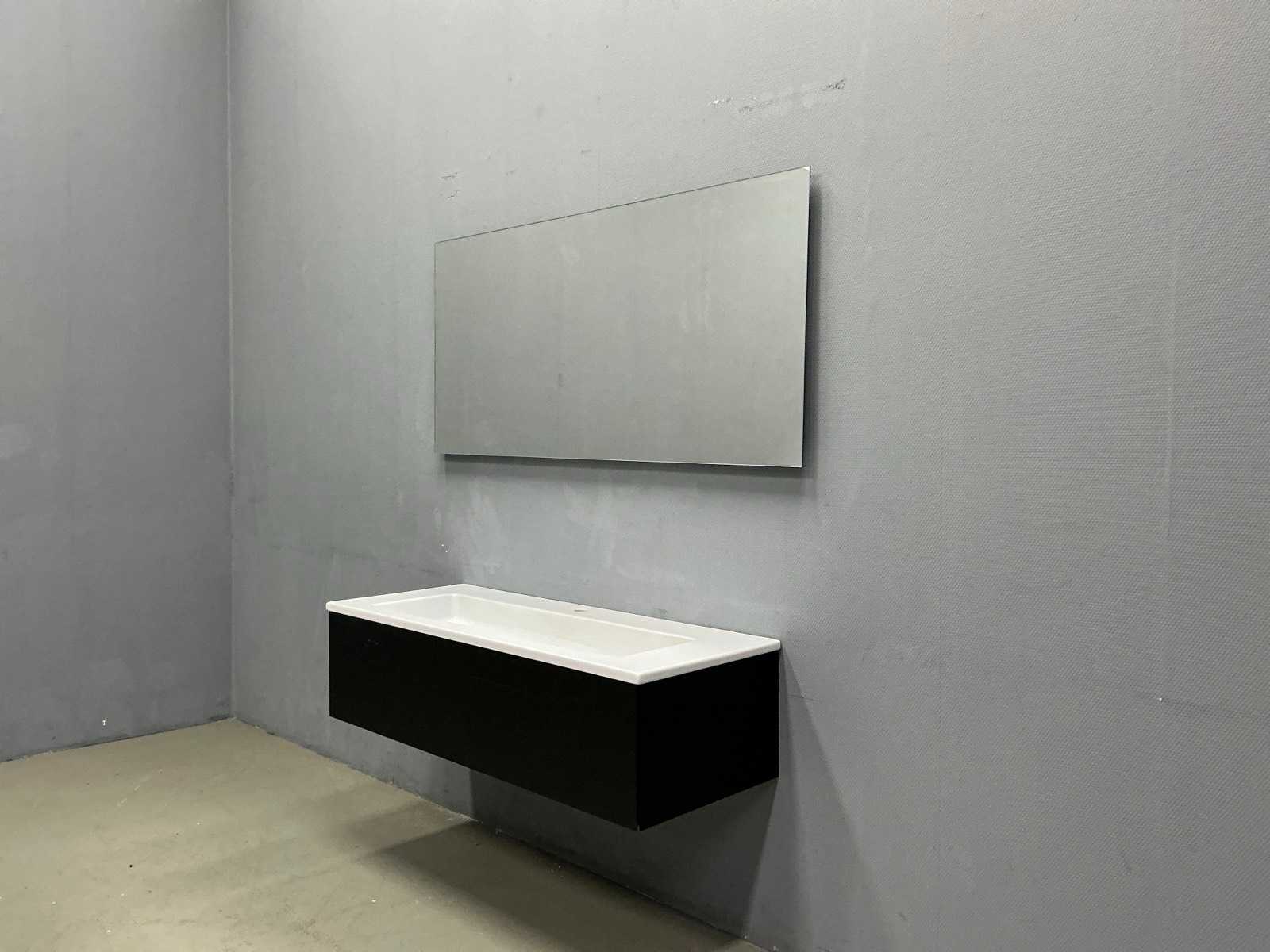 Badmeubelset mat zwart