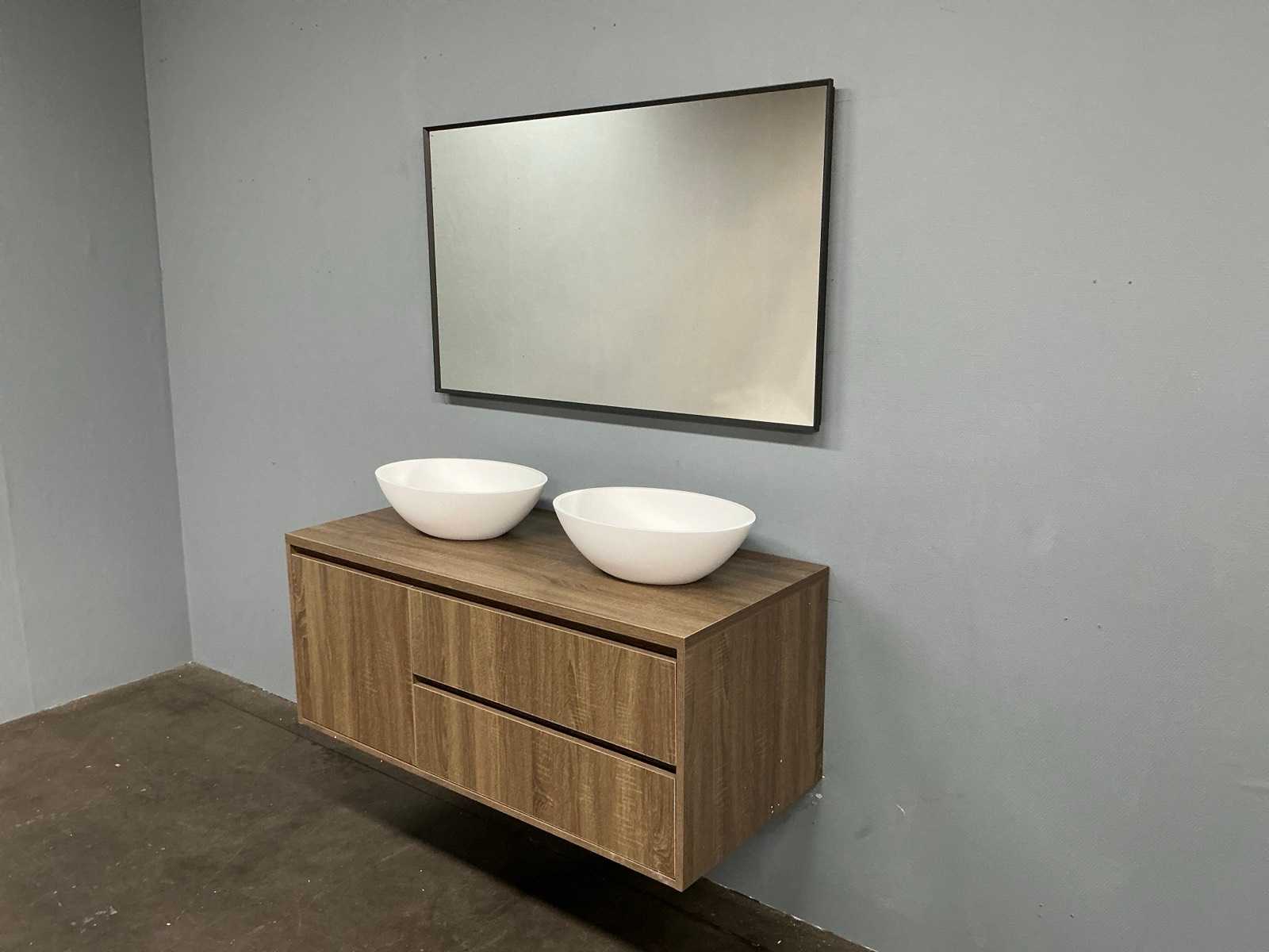 Houtlook badmeubelset XL
