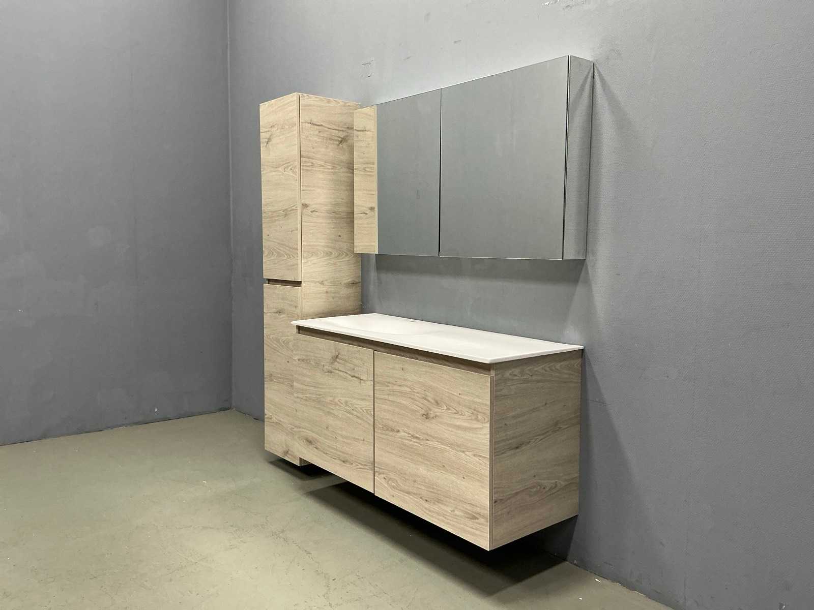 Greige Oak badmeubelset