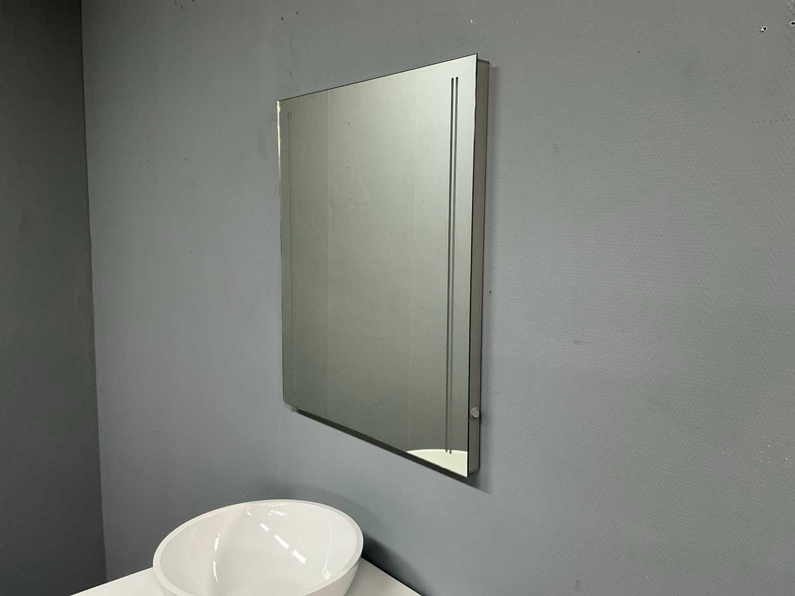 Glans witte badmeubelset S