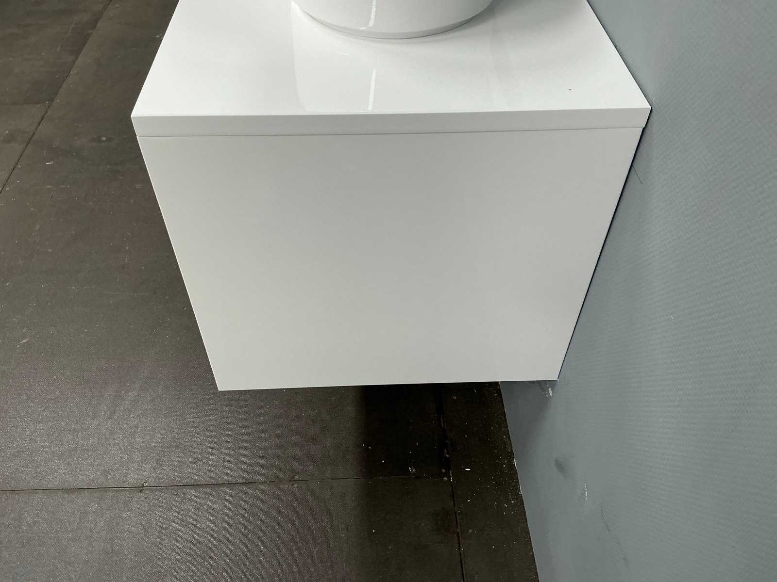 Glans witte badmeubelset XL