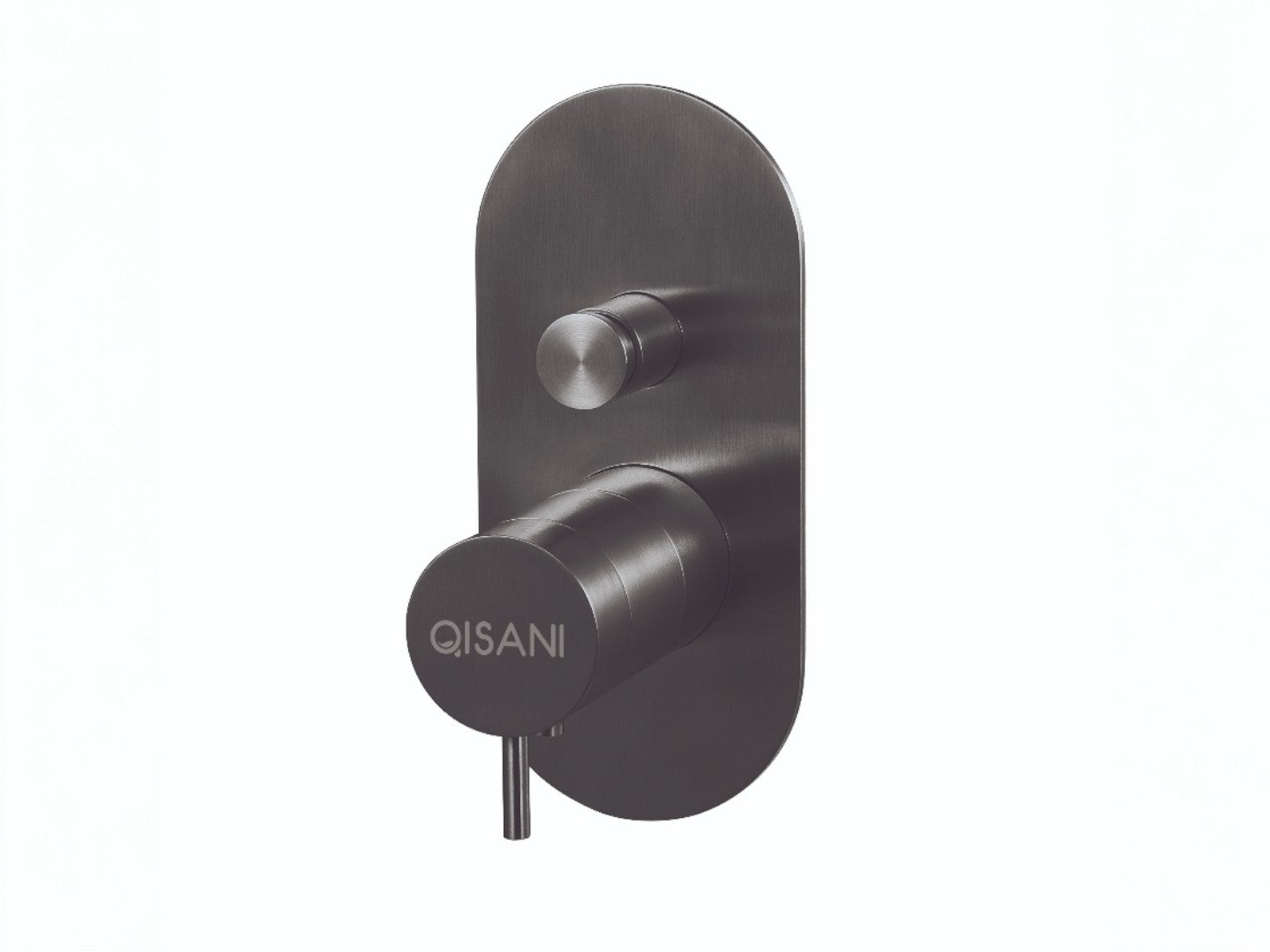 Qisani Flow thermostatische inbouwkraan 2-weg ovaal afbouwdeel