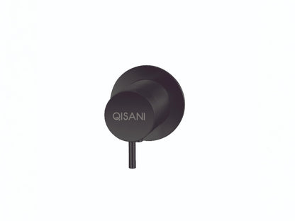 Qisani Flow thermostatische inbouwkraan 1-weg rond afbouwdeel