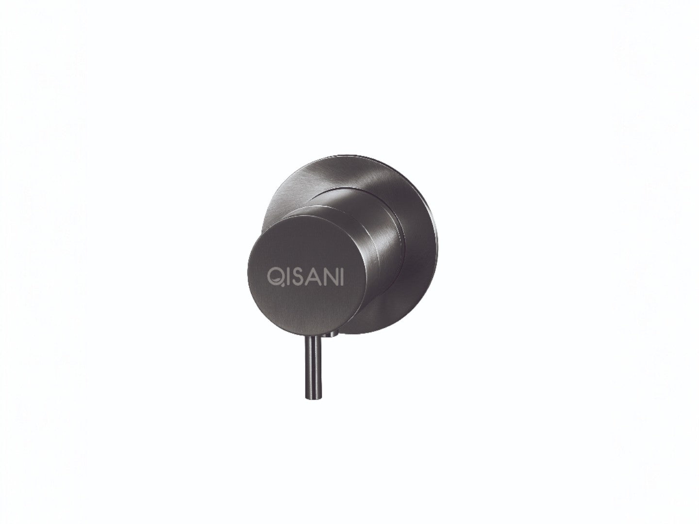 Qisani Flow thermostatische inbouwkraan 1-weg rond afbouwdeel