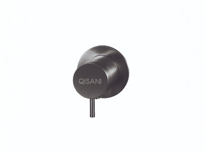 Qisani Flow thermostatische inbouwkraan 1-weg rond afbouwdeel