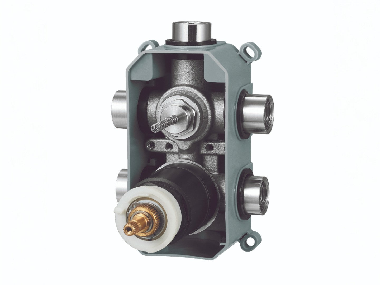 Qisani Flow inbouwbox universeel thermostatische inbouwkraan 2-weg