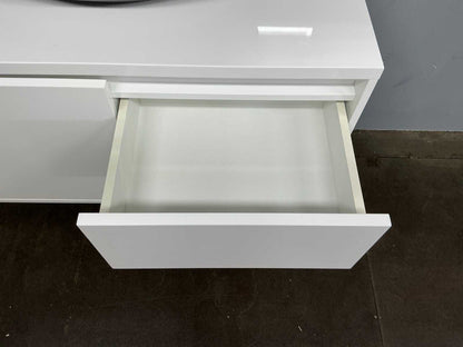 Hoogglans witte badmeubelset L