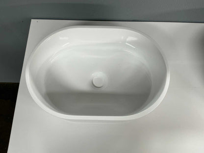 Glans witte badmeubelset XL
