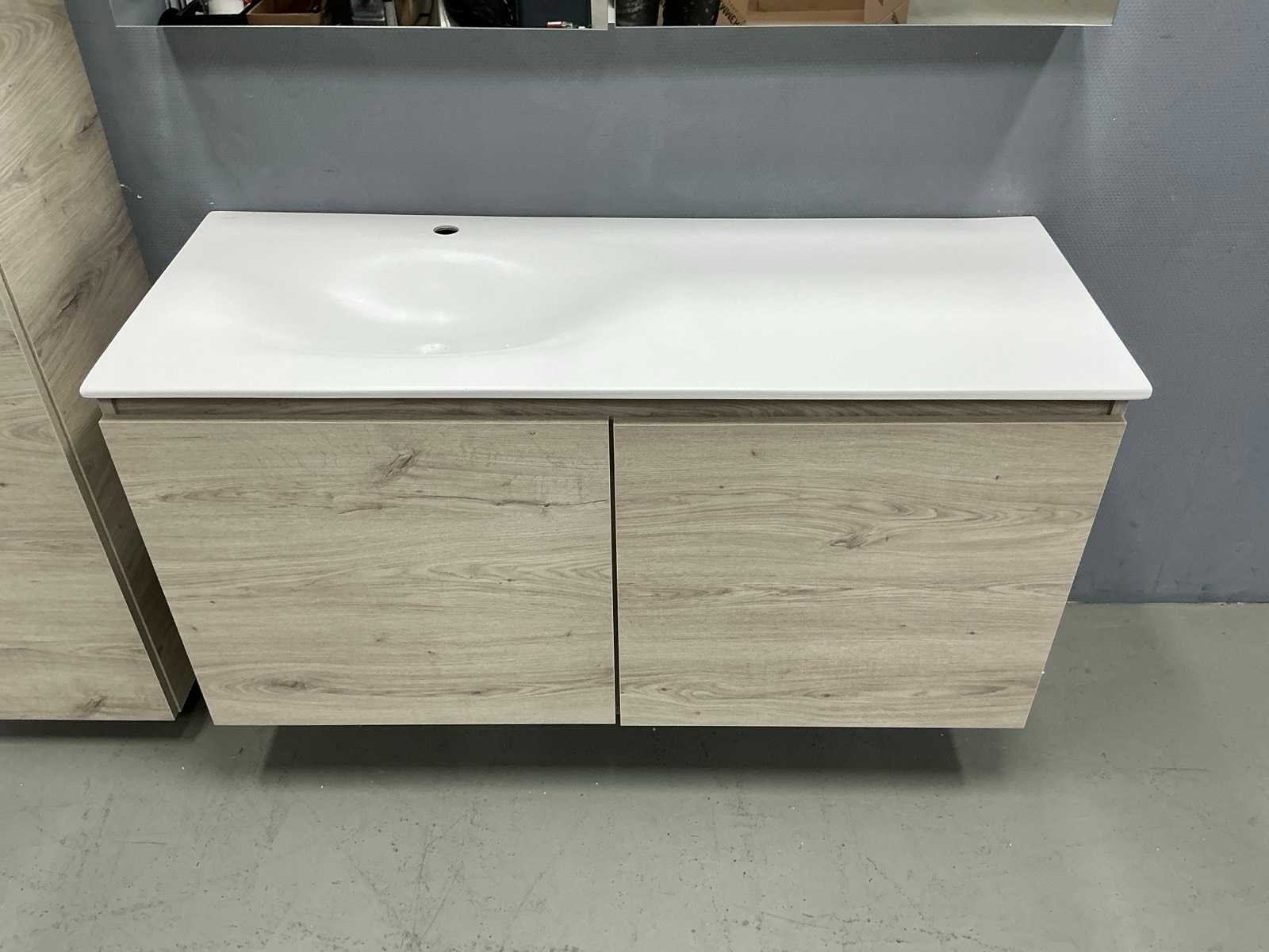 Greige Oak badmeubelset