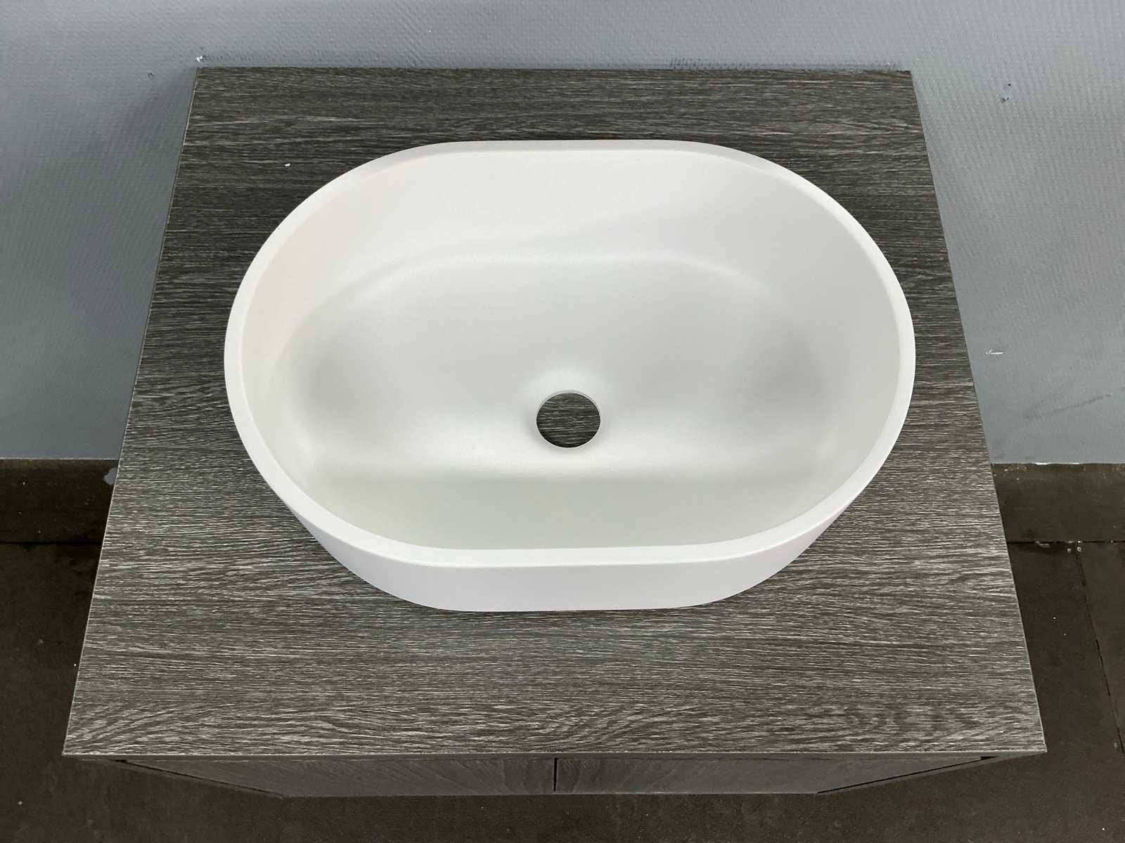 Grijze badmeubelset S