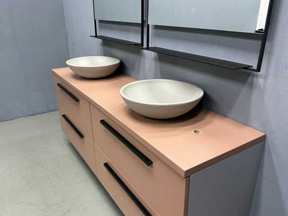 Terracotta badmeubelset