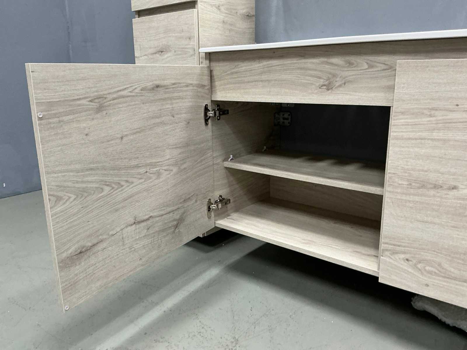 Greige Oak badmeubelset