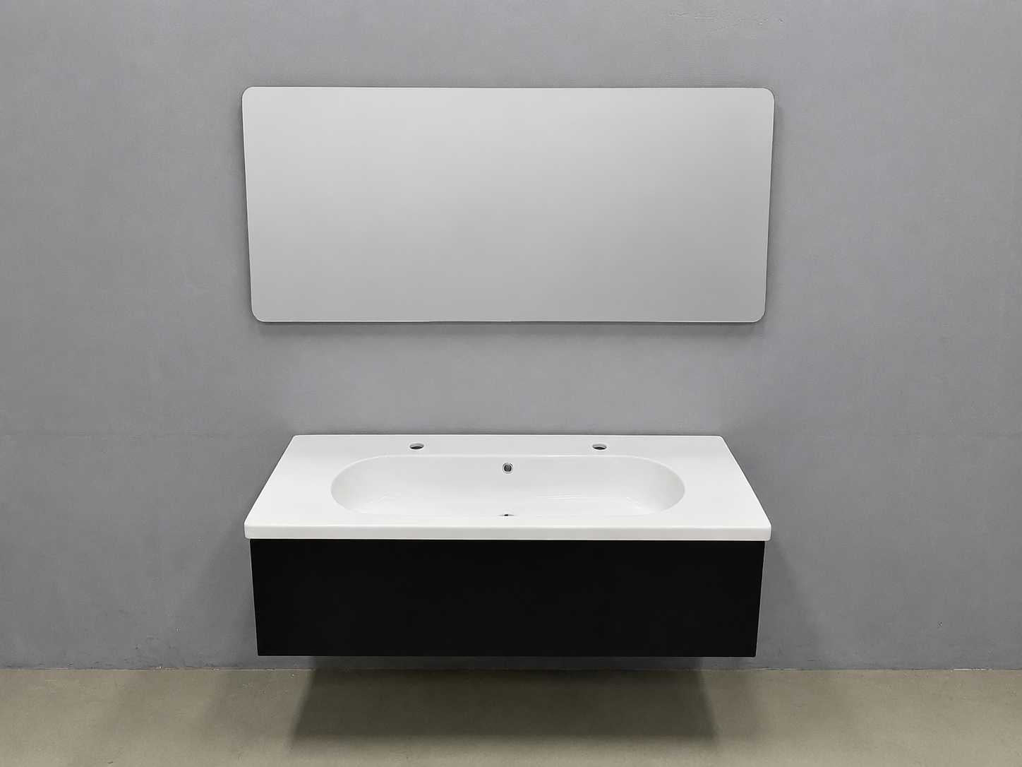 Badmeubelset mat zwart