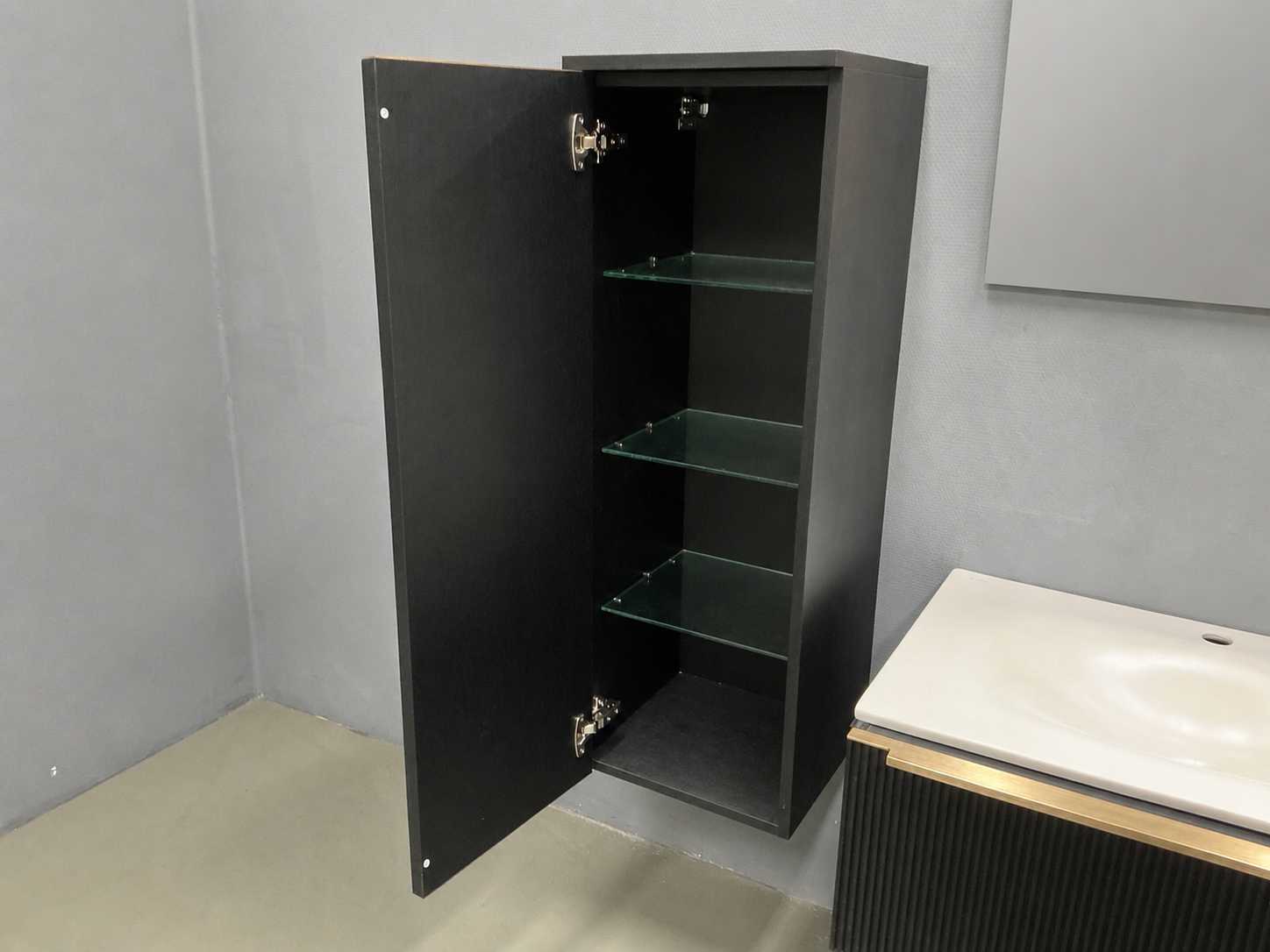 Wood donker eiken badmeubelset