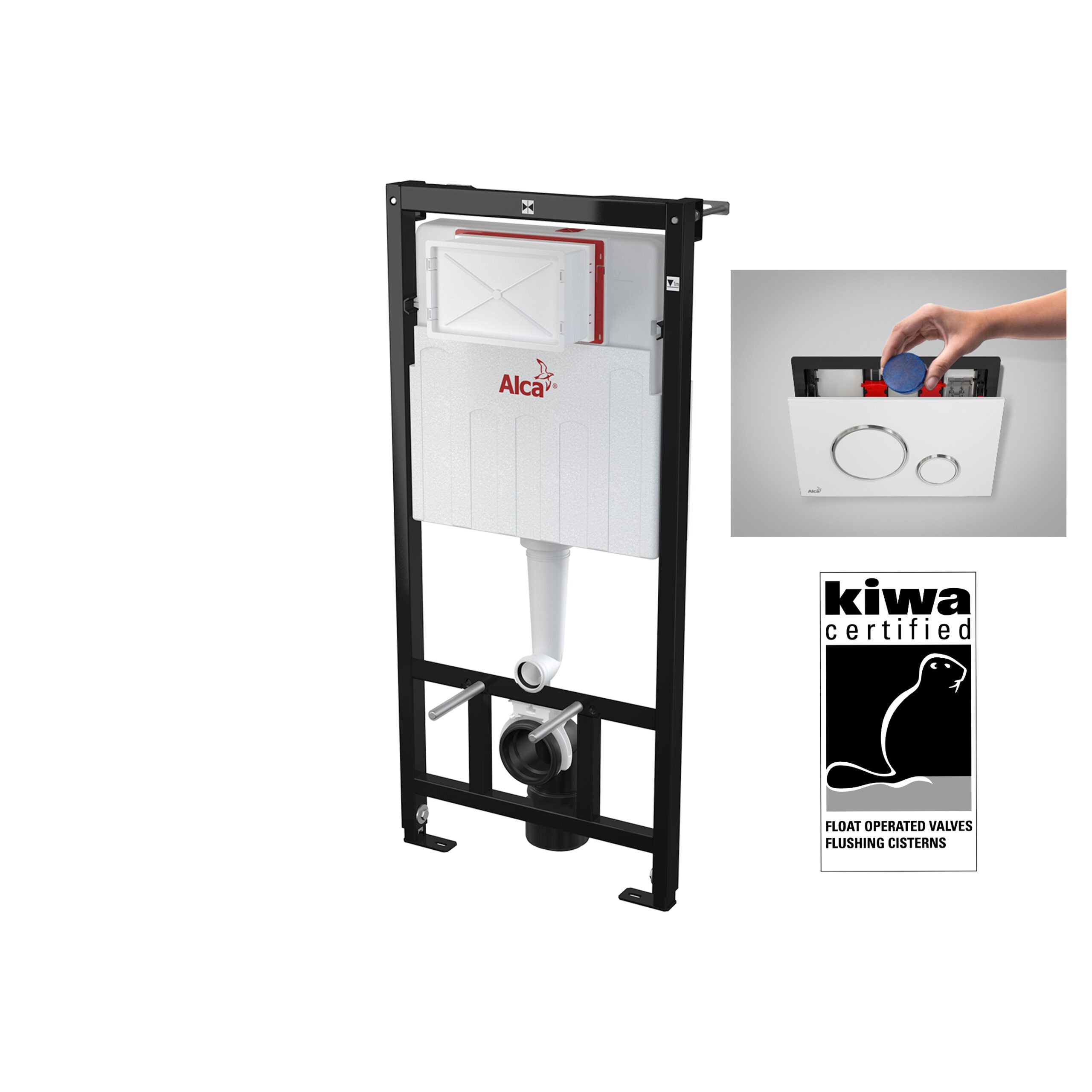 Inbouwreservoir Alca met Kiwa keurmerk