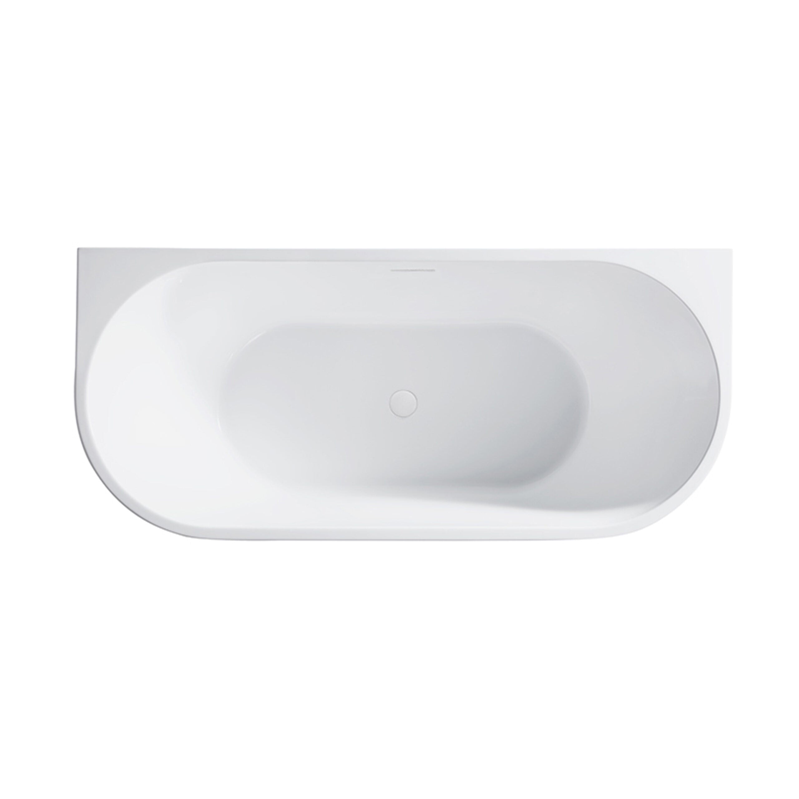 Half vrijstaand bad Gallarate wit