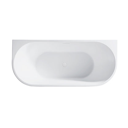 Half vrijstaand bad Gallarate wit