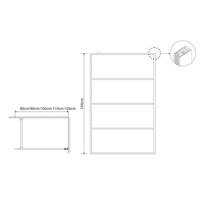 Montalcino inloopdouche