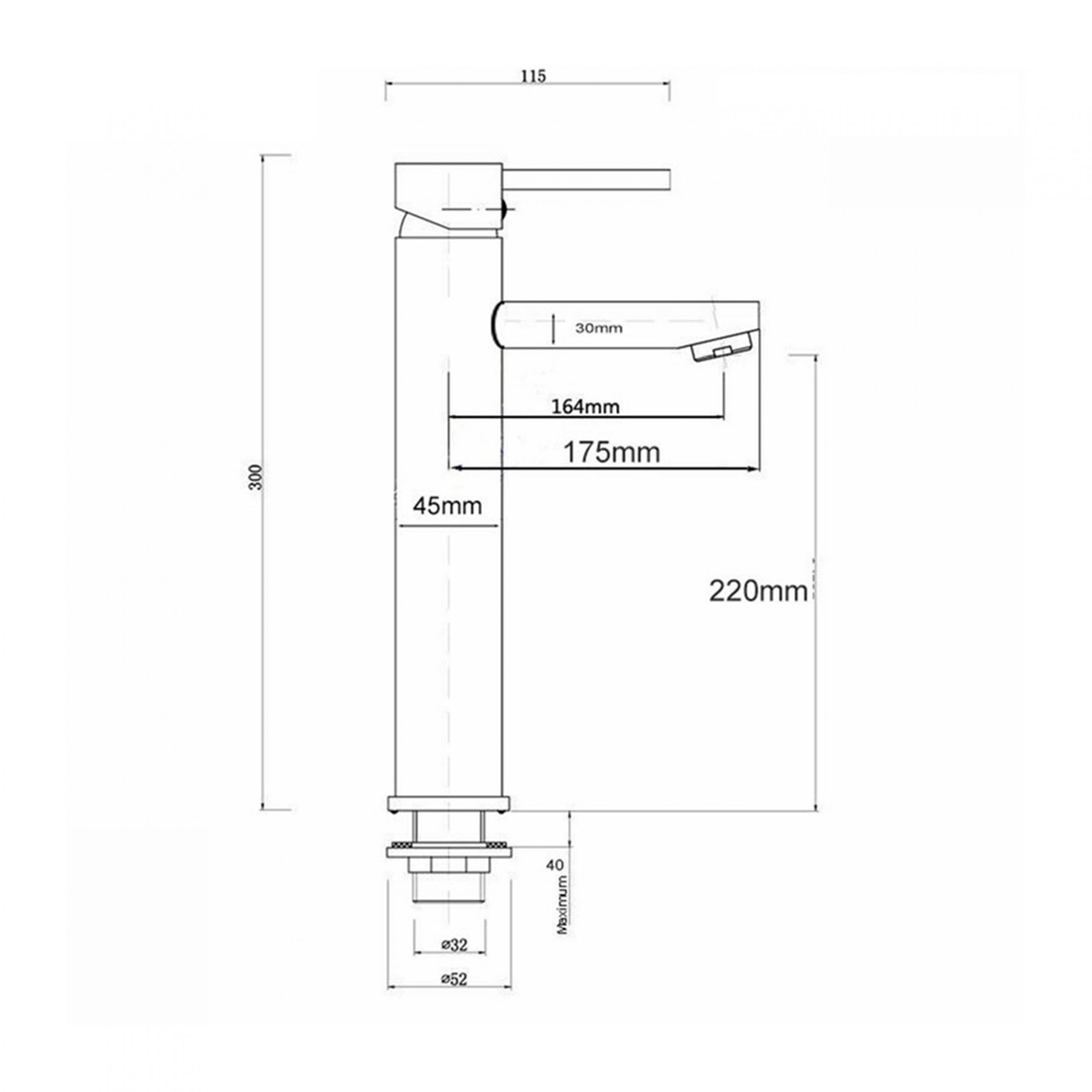 Wastafelkraan Modena