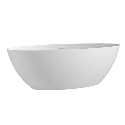 Vrijstaand bad Mantova mat wit