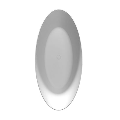 Vrijstaand bad Mantova mat wit