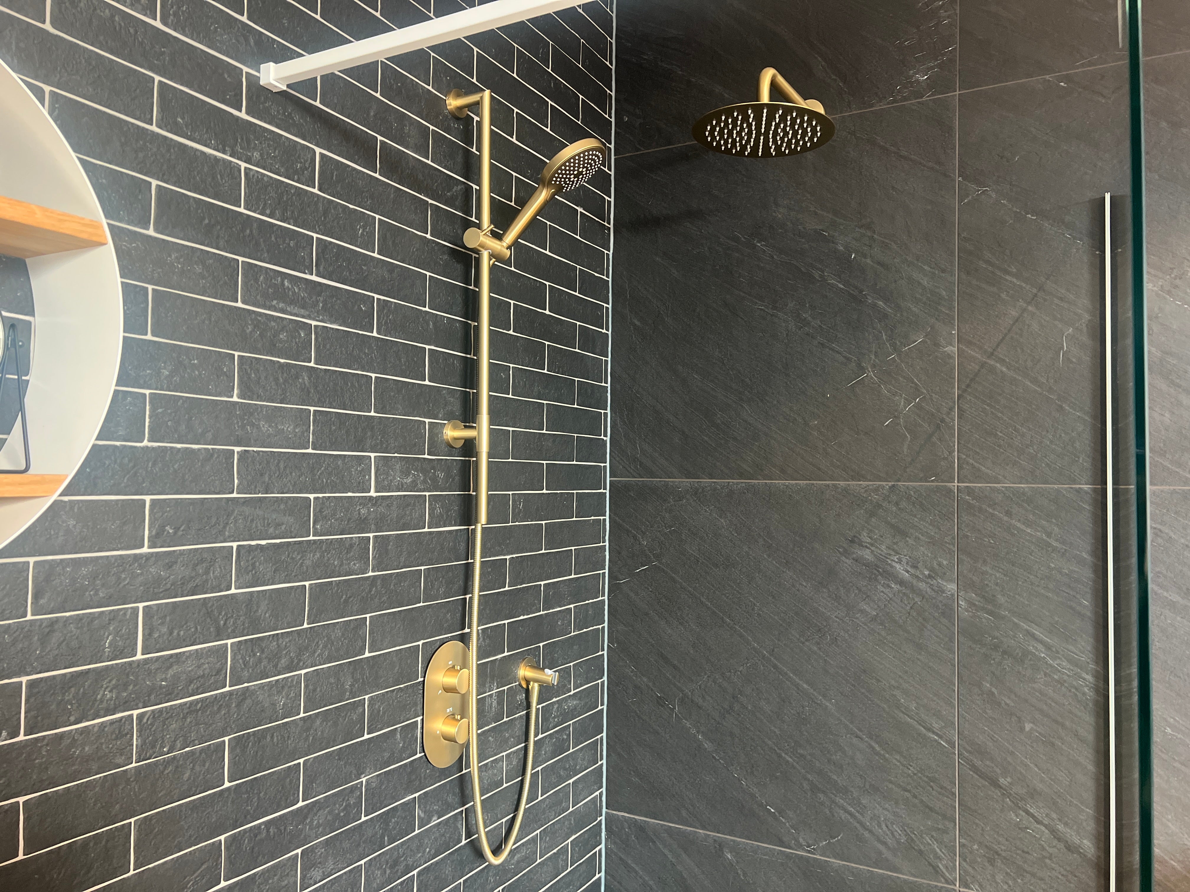 Inbouw regendoucheset