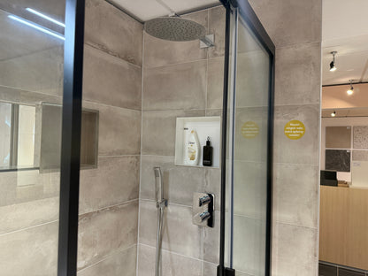 013 - Regendoucheset Chroom