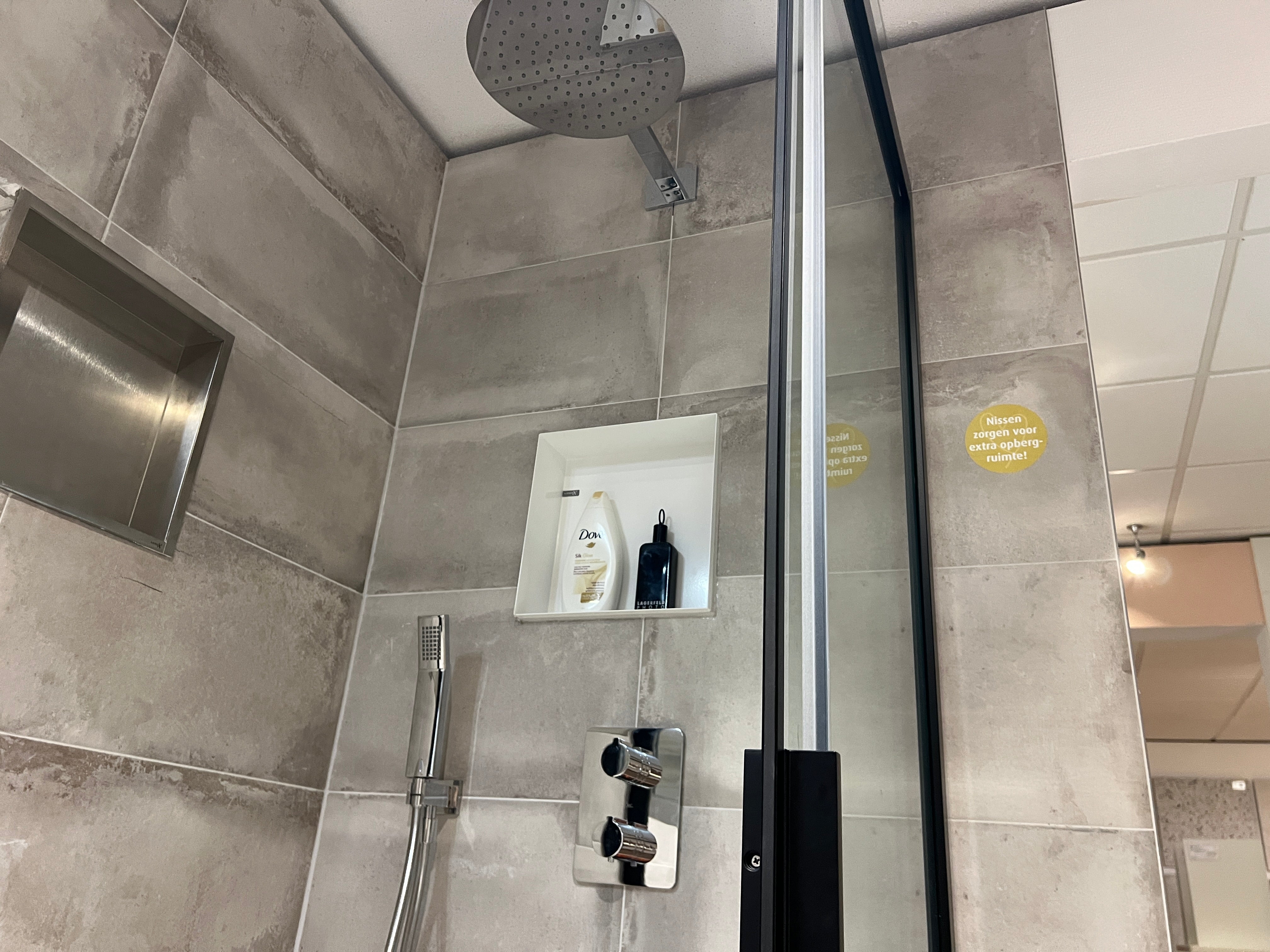 013 - Regendoucheset Chroom