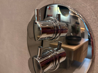 Qisani thermostatische regendouche inbouwset