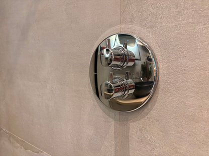 Qisani thermostatische regendouche inbouwset