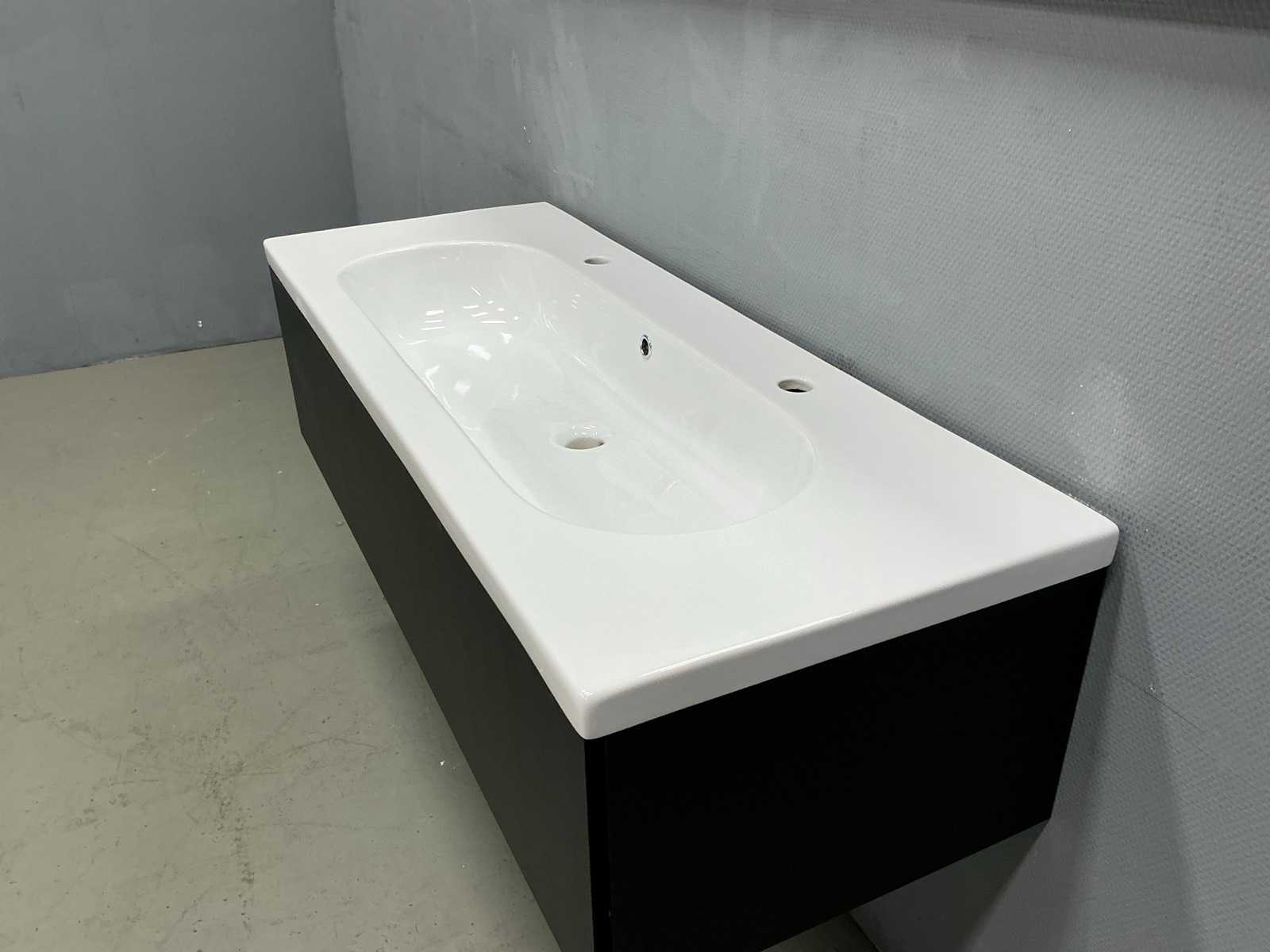 Badmeubelset mat zwart