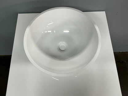 Glans witte badmeubelset S