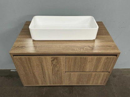 Houtlook badmeubelset L