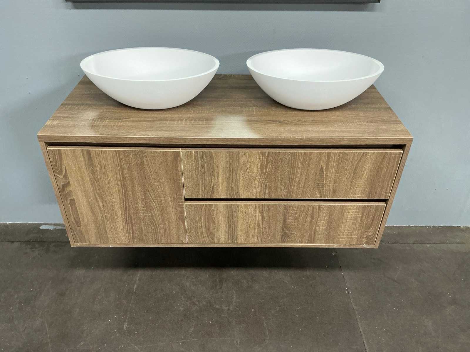 Houtlook badmeubelset XL