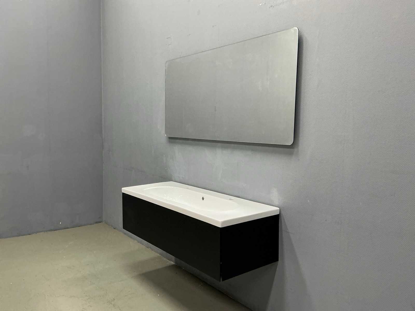Badmeubelset mat zwart
